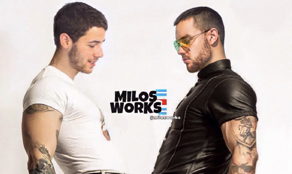 Dios mía! Circula foto candente de Nick Jonas y Liam Payne