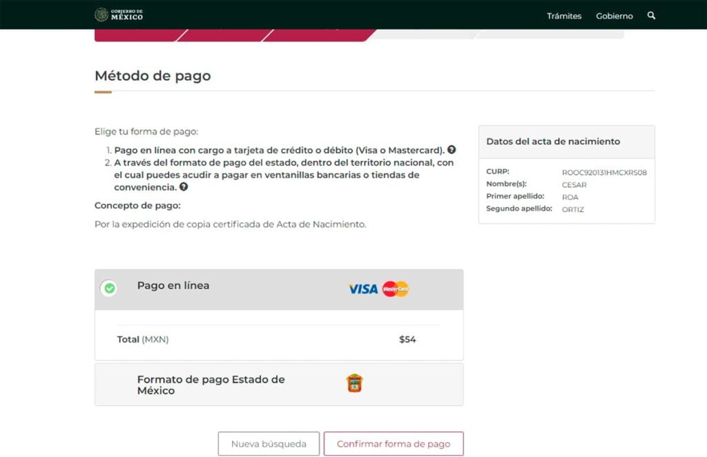 ¿Te urge tramitar tu acta de nacimiento? Aquí te decimos cómo se hace 😎 13 paso5