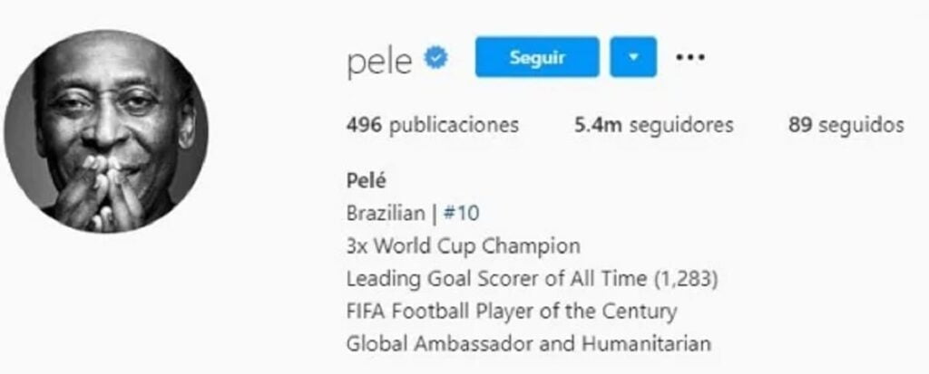 ¡Tómala CR7! Pelé actualiza su Instagram como "El máximo goleador de todos los tiempos" 3 pele