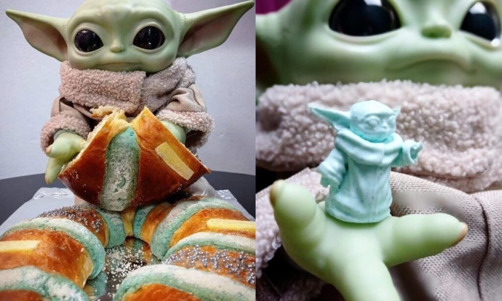 rosca de reyes baby yoda 1