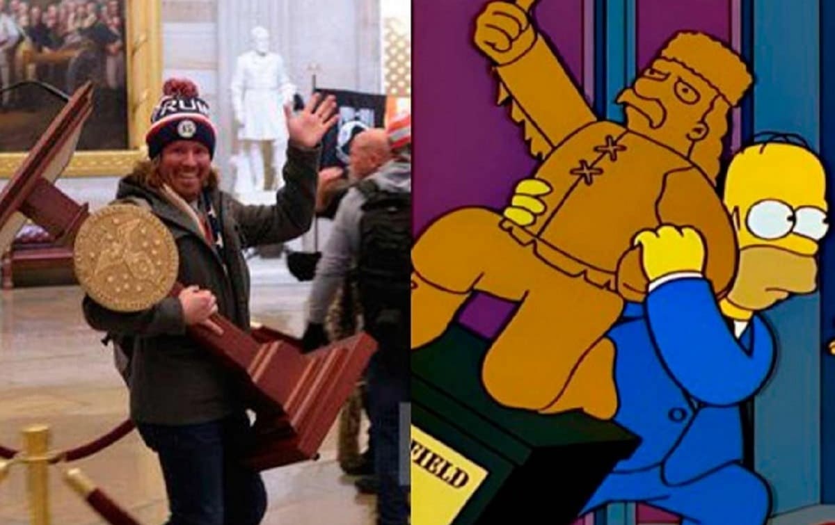 ¡Lo hacen de nuevo! Los Simpson predicen disturbios en Estados Unidos 2 simpson 1 1