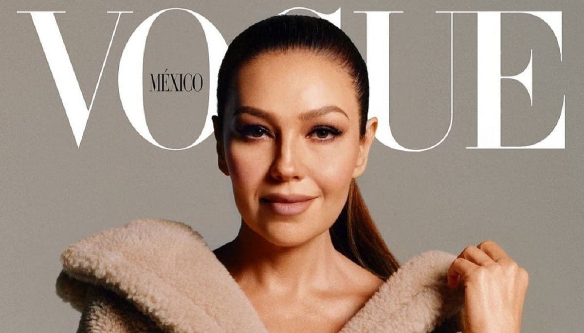 Thalía cumple su sueño y es la portada de la famosa revista Vogue 1 thalia 1