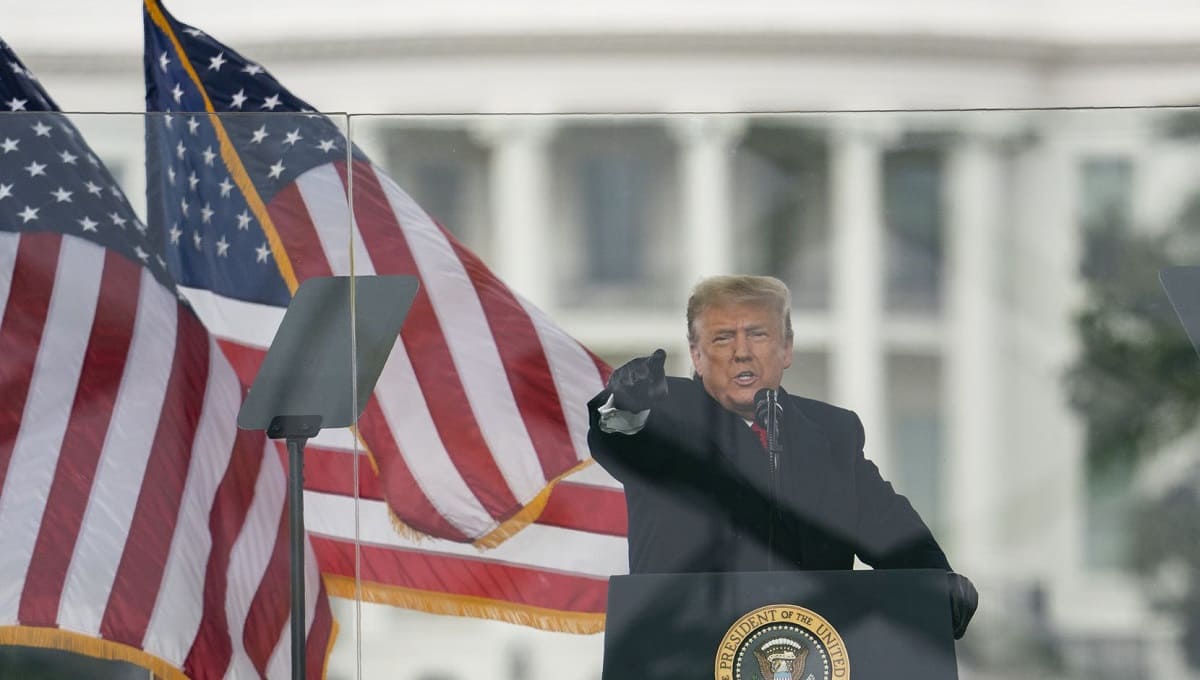 Trump califica su discurso en la toma del Capitolio como "totalmente apropiado" 1 trump 1 2 1