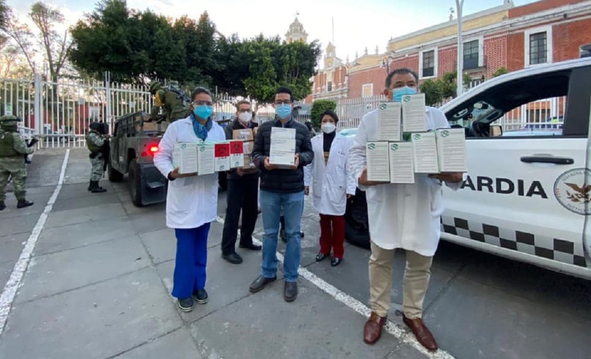 IMSS Puebla, recibe las primeras dosis de la vacuna contra COVID-19 1 vacuna puebla 1