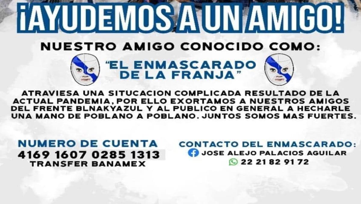 ¡Llamada para los camoteros de corazón! El enmascarado de la franja necesita tu ayuda 1 146029292 3781298398584130 3551006311667935407 n 1