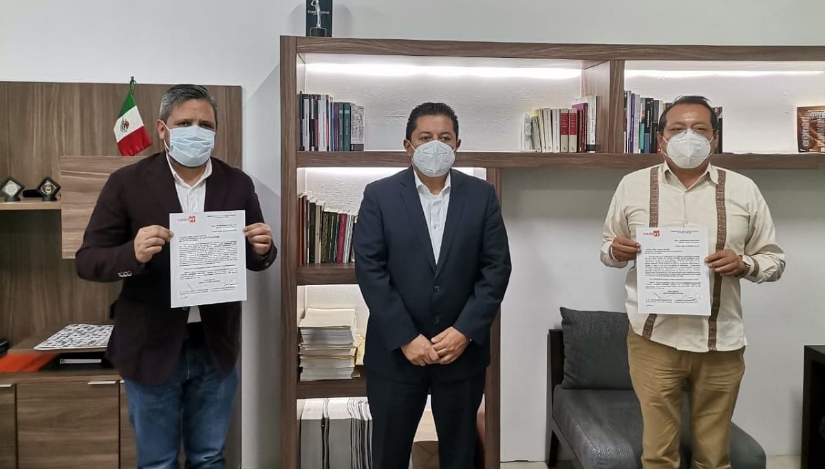Firman alianza Morena y PT: irán juntos en 25 distritos locales y 62 municipios de Puebla 1 Alianza 1