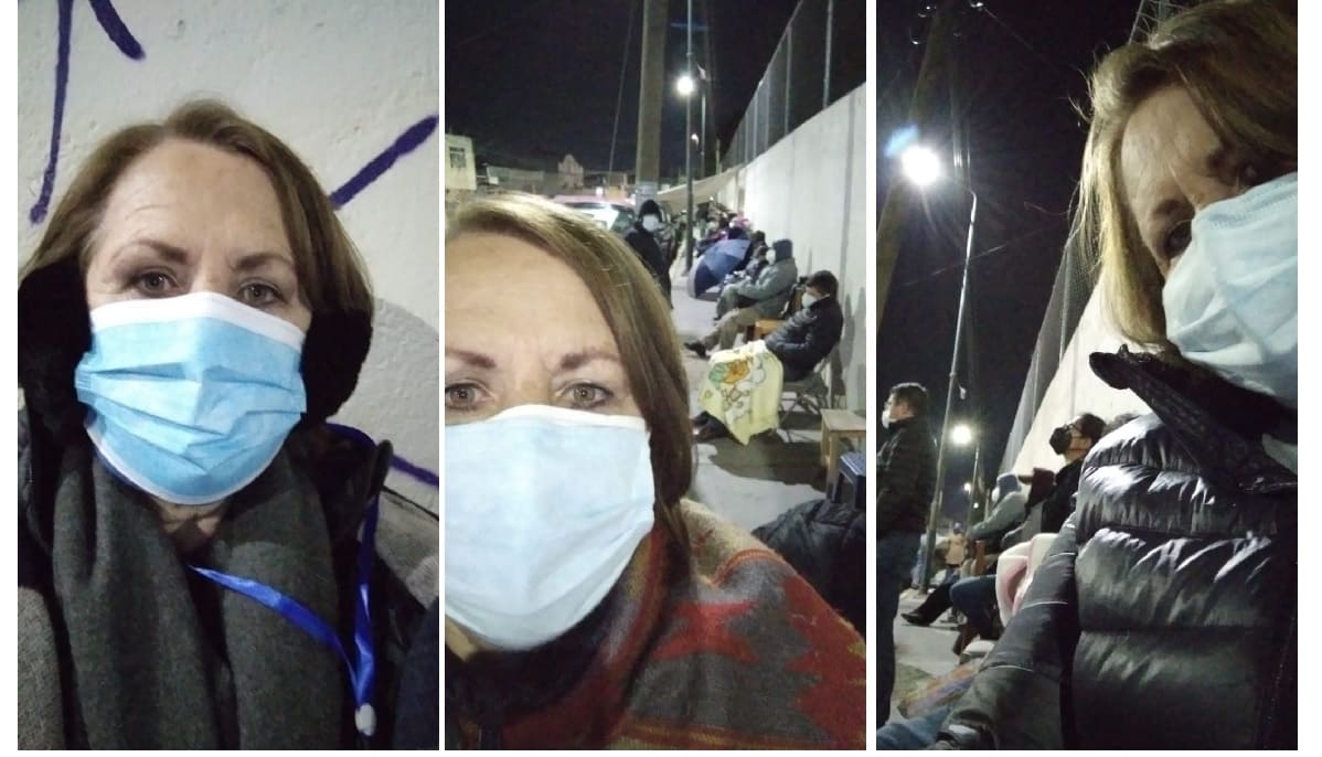Ana Tere pasa la noche Cholula para vacunarse contra el COVID-19 2 Ana Tere1 1