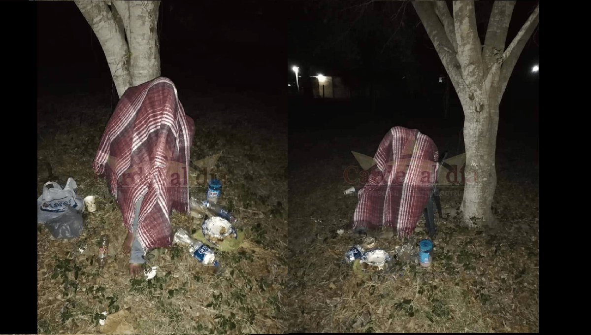 Inhumano: Abandonan a un hombre de la tercera edad debajo de un árbol en Acajete (FOTOS) 3 abuelito