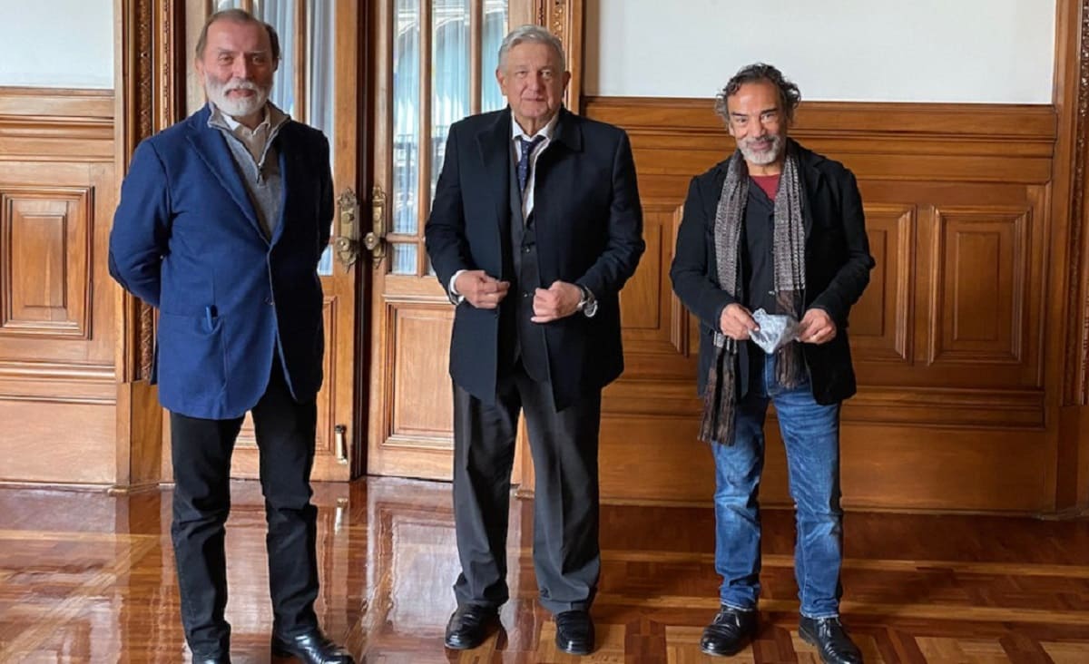 Desayuna AMLO con Damián Alcazar y Epigmenio Ibarra: “Los dos son defensores de la 4T” 2 amlo damian alcazar 1