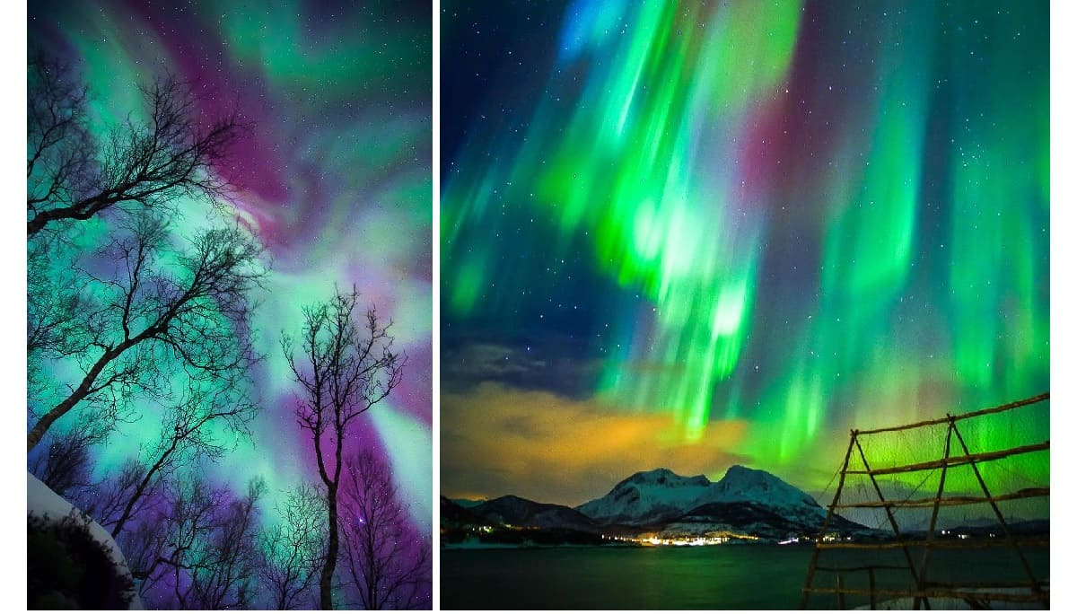 FOTOS: Las impresionantes Auroras Boreales captadas en Noruega 馃槏 2 auroras boreales 1