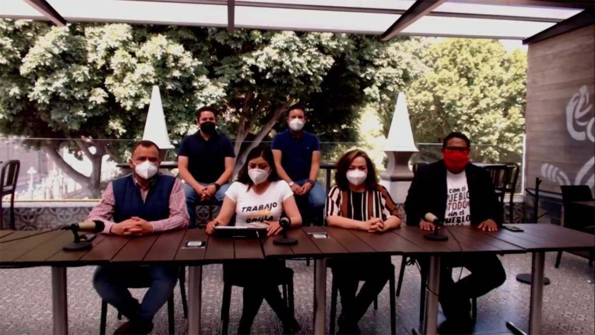 Secretarios de Gobernación y Administración municipal renuncian a su cargo para competir en la elección 1 campana claudia rivera