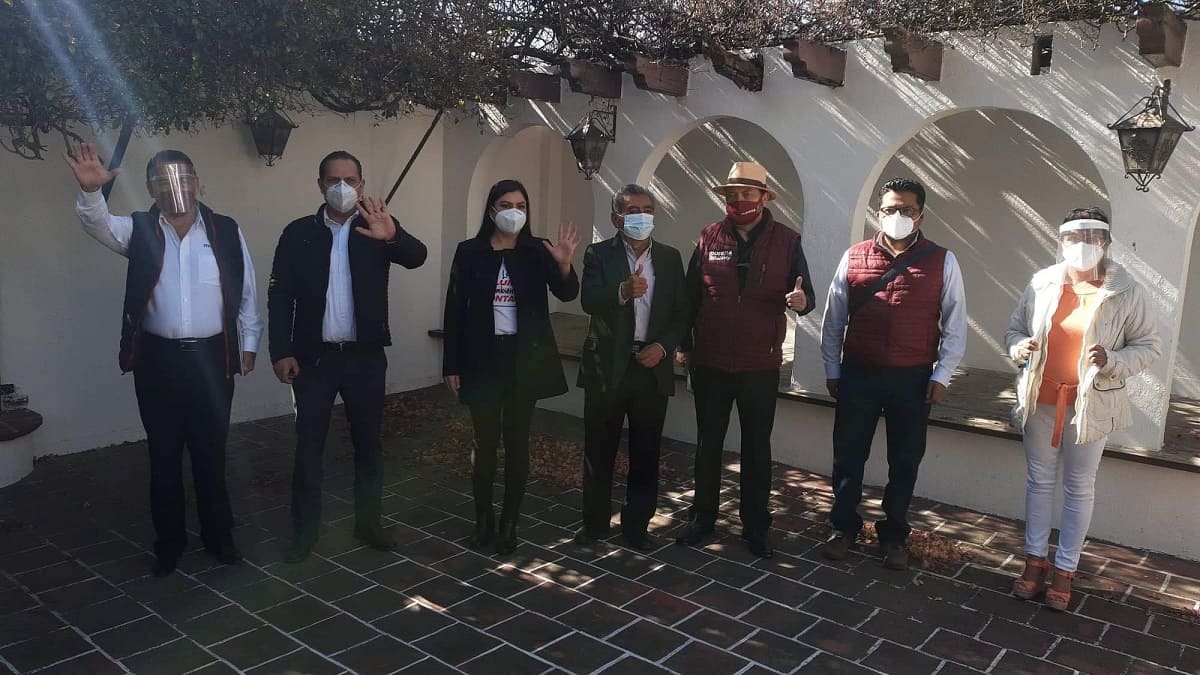 Se reúne Claudia Rivera y seis aspirantes por la candidatura a la alcaldía de Puebla por Morena 2 claudia 2