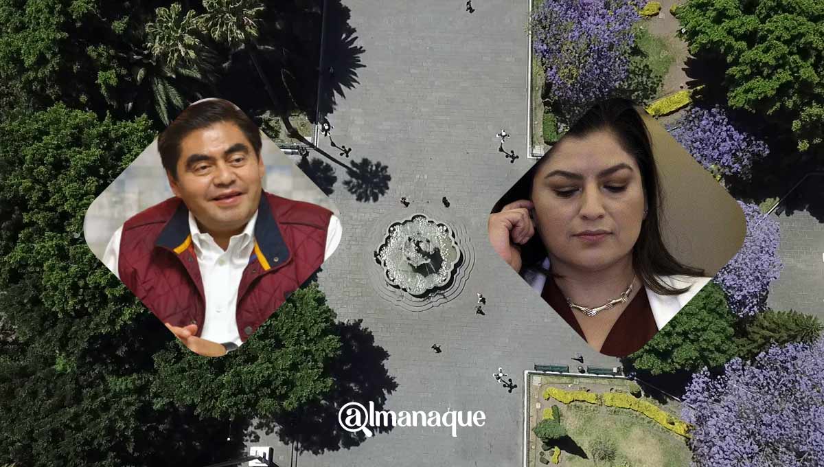 Claudia Rivera inicia otra guerra contra Barbosa, ahora por la remodelación del zócalo 2 claudia rivera Barbosa zocalo puebla