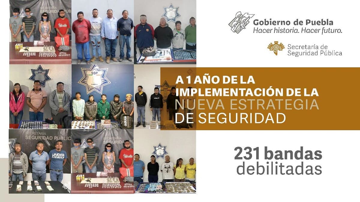 En un año, Policía Estatal captura a 4 mil presuntos delincuentes en Puebla 5 policia estatal 1