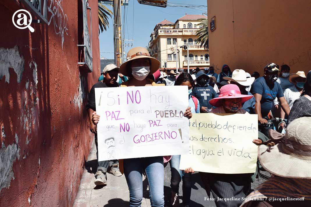 Agua de Puebla da el servicio 20 minutos a la semana en La Resurrección 2 puebla manifestacion agua 3