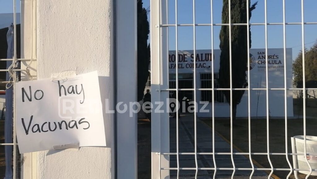 se terminan vacunas cholula 1