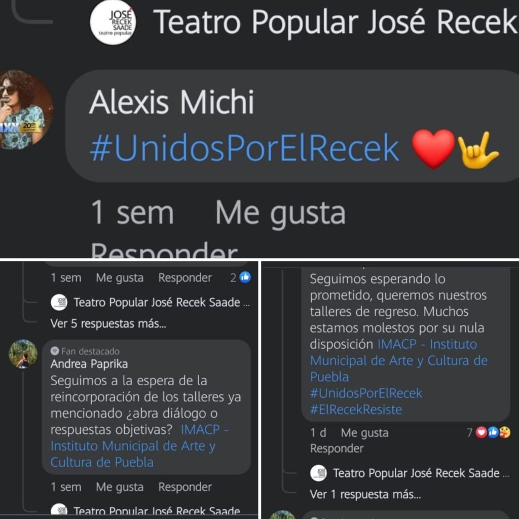 Ayuntamiento de Puebla despide injustificadamente a 11 maestros del teatro José Recek 4 teatro recek