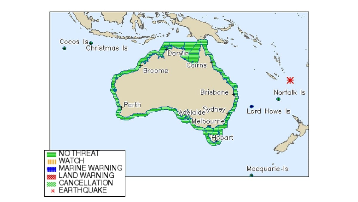 Agencia australiana confirma tsunami en la región del Pacífico Sur tras sismo de 7.7 1 tsunami 1