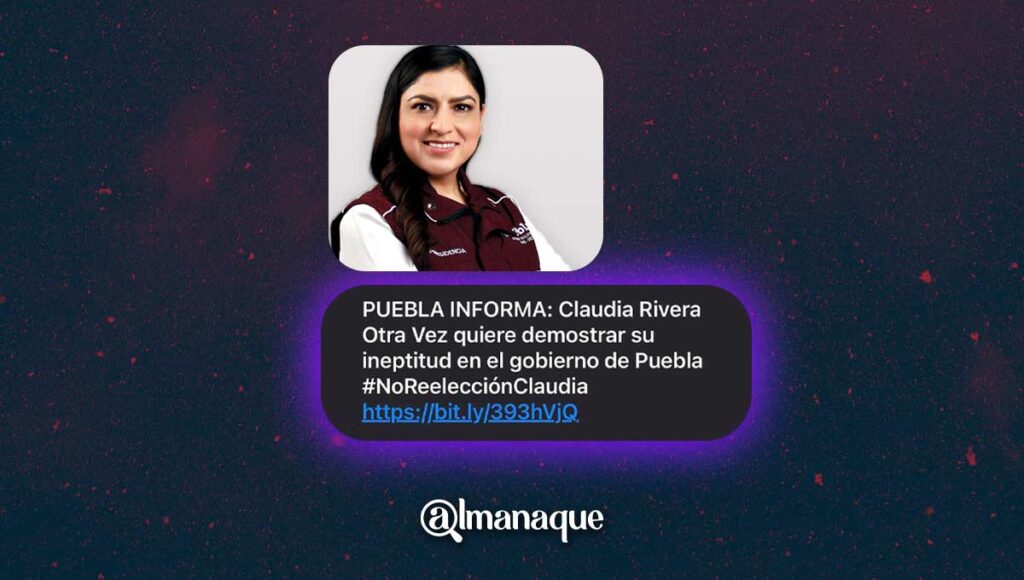 Claudia Rivera mensajes texto