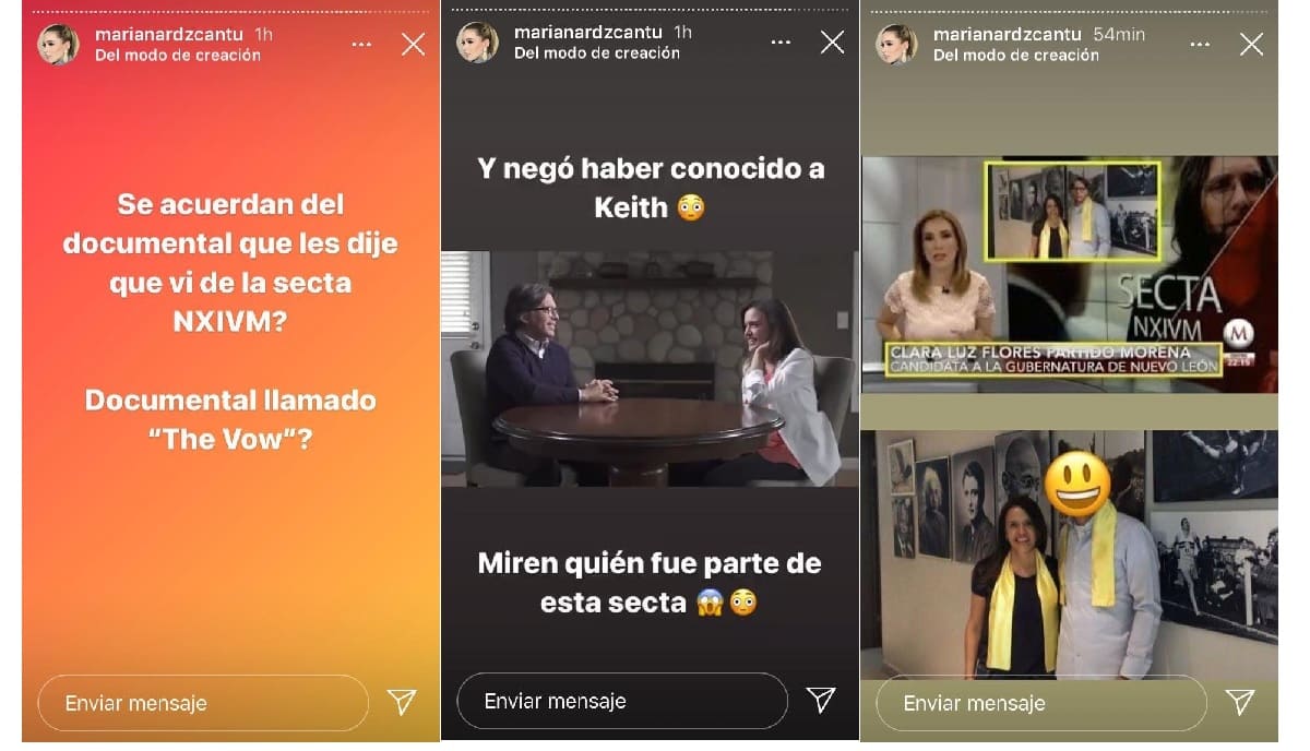 “Bye Clara Luz”: Mariana Rodríguez exhibe su entrevista con líder de la secta NXIVM 2 MARIANA 1