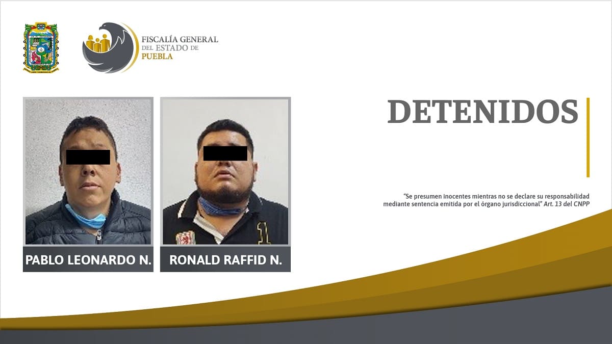Detienen a dos secuestradores del edil de Zacatlán 3 Plablo N Ronald N DT 02 1