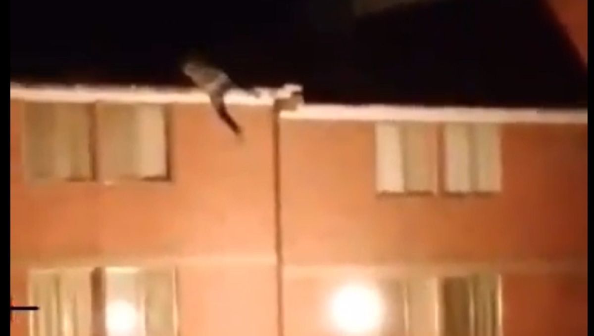 VIDEO: Un hombre intenta lanzarse de un edificio para quitarse la vida en San Bartolo 2 San Bartolo