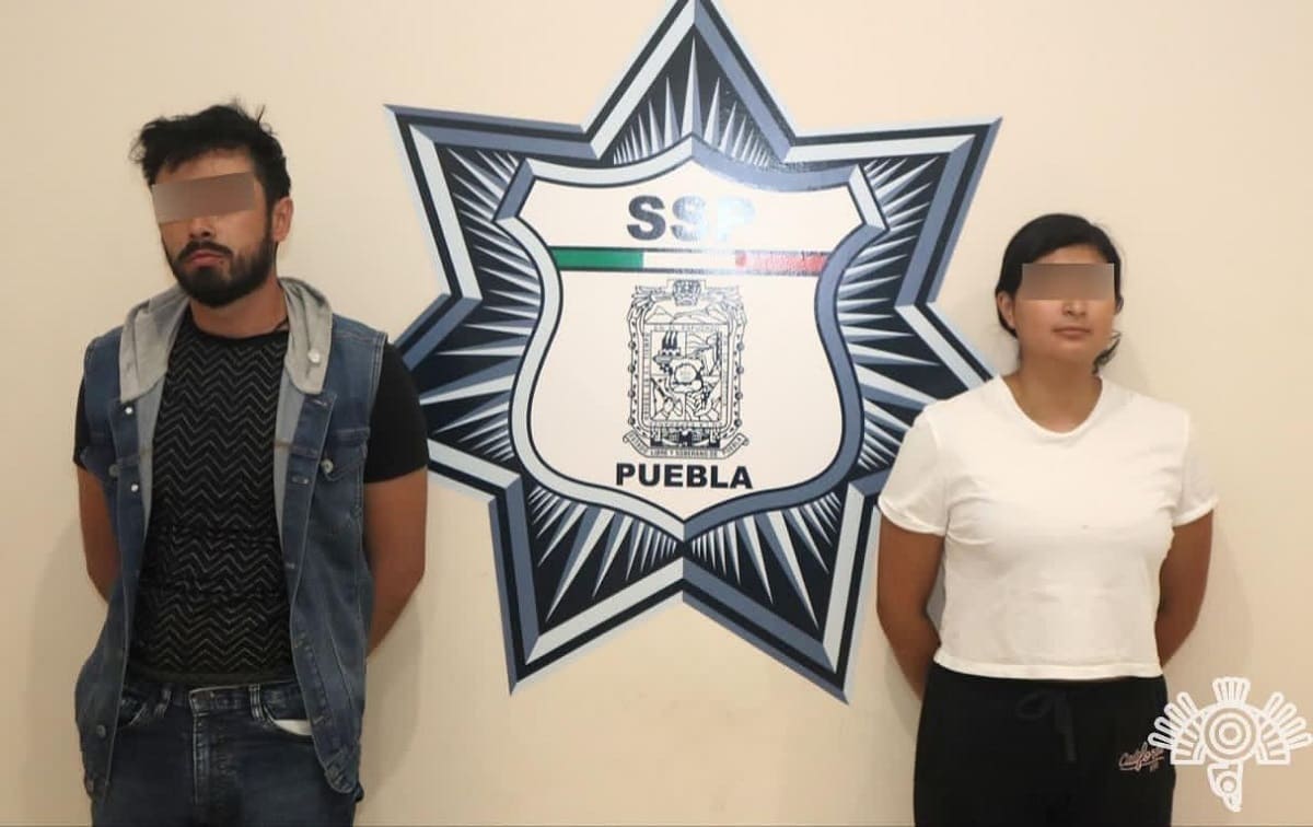 Joven reportada como desaparecida, fue detenida por la policía estatal 2 detenidos Puebla