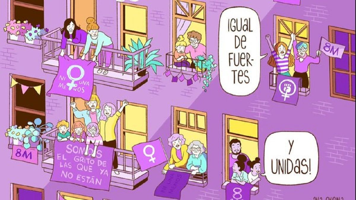 8M: Ilustraciones para conmemorar el Día Internacional de la Mujer 2 feministas 1