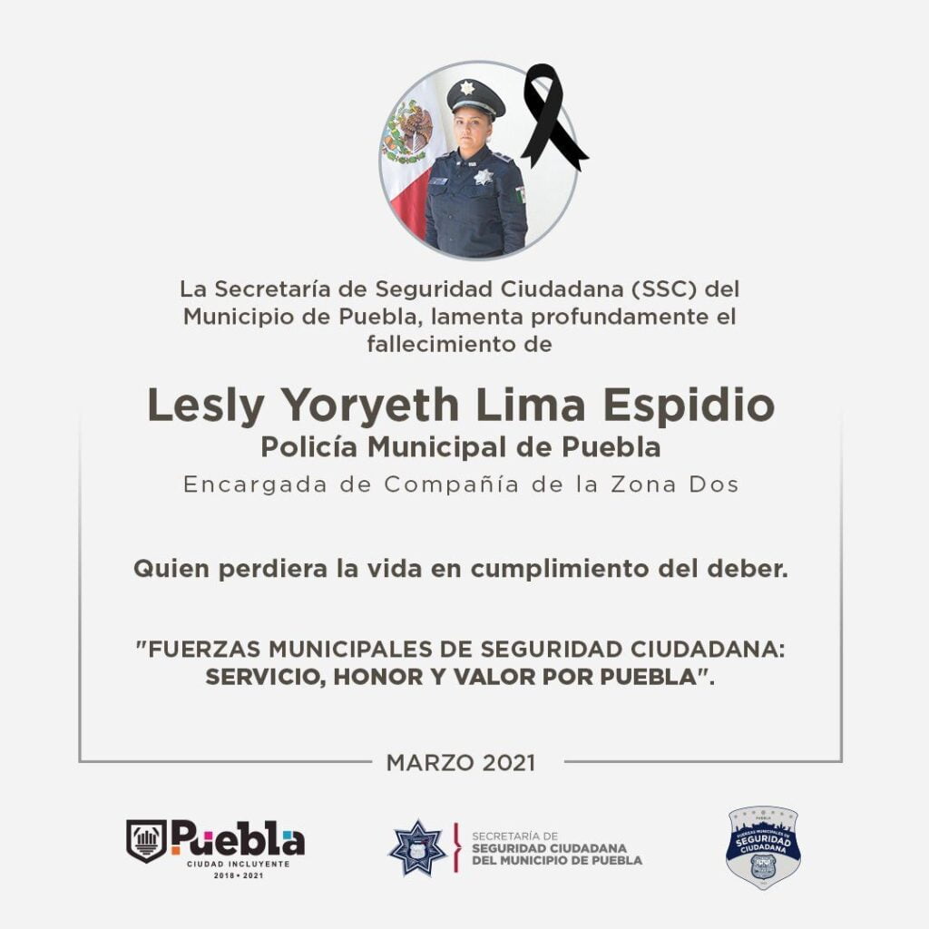 Lesly Lima, policía de la SSC murió al caer de patrulla en Xochimehuacan 6 lesly