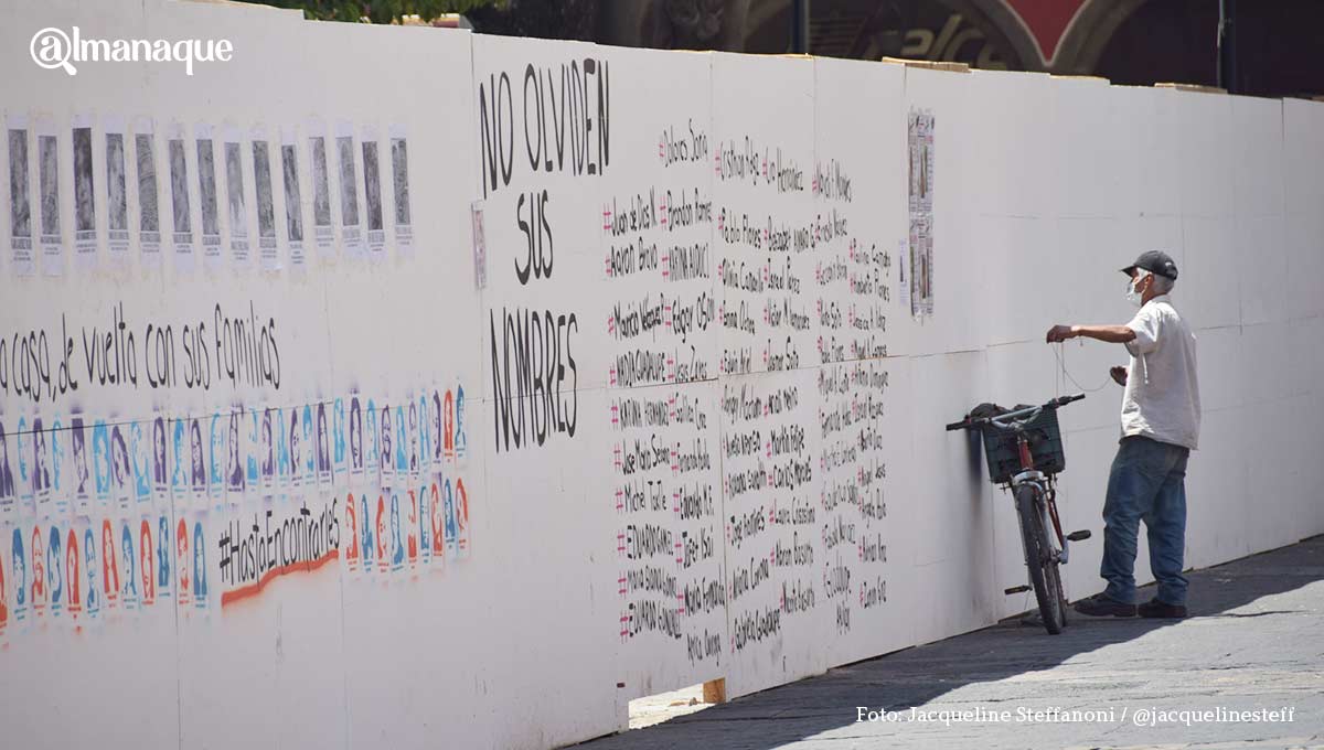 Retirarán el muro del zócalo de Puebla el 5 de julio 1 muro zocalo ayuntamiento leydelosdesaparecidos5