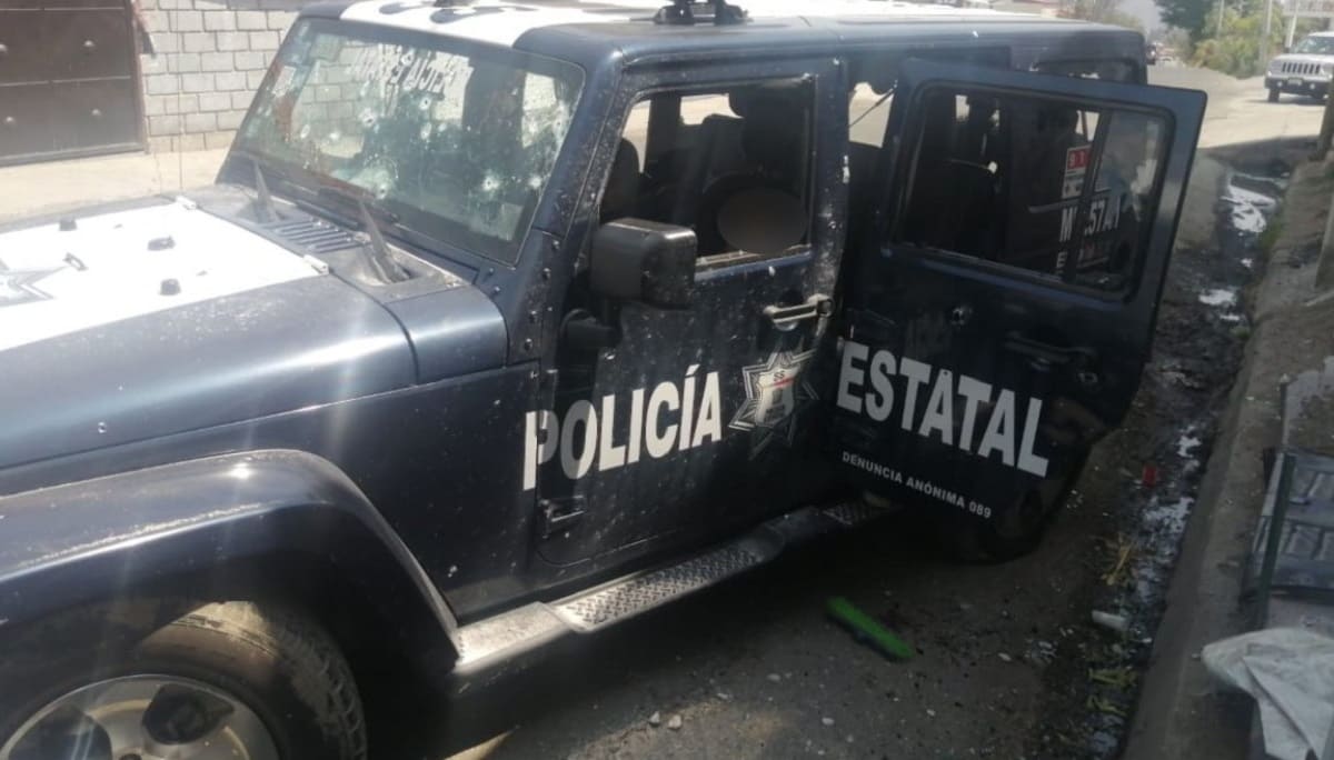 Grupo armado asesina a 13 policías del Edomex en emboscada 2 policias. 1