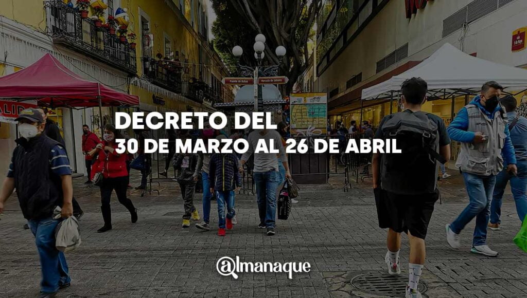 portada decreto puebla covid 30 marzo