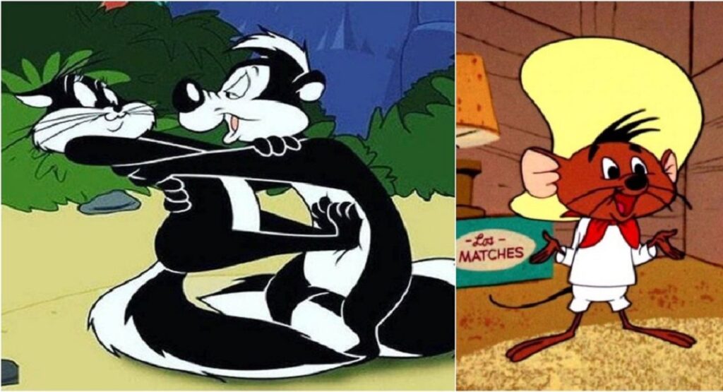 speedy gonzales pepe le pew