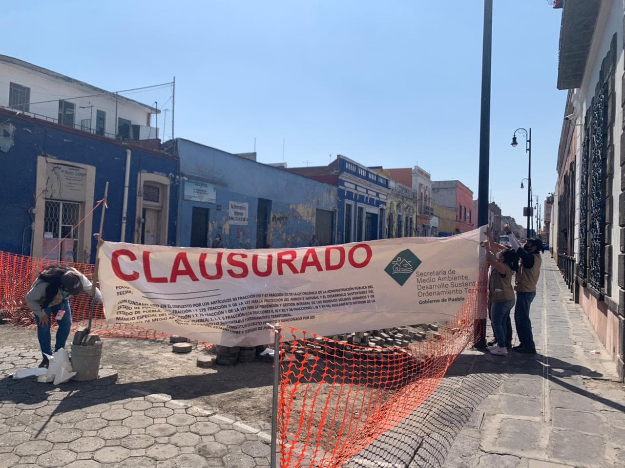 Clausuran obras del Ayuntamiento en el Centro Histórico 4 175403743 3393574140781853 8040504540722462799 n 1