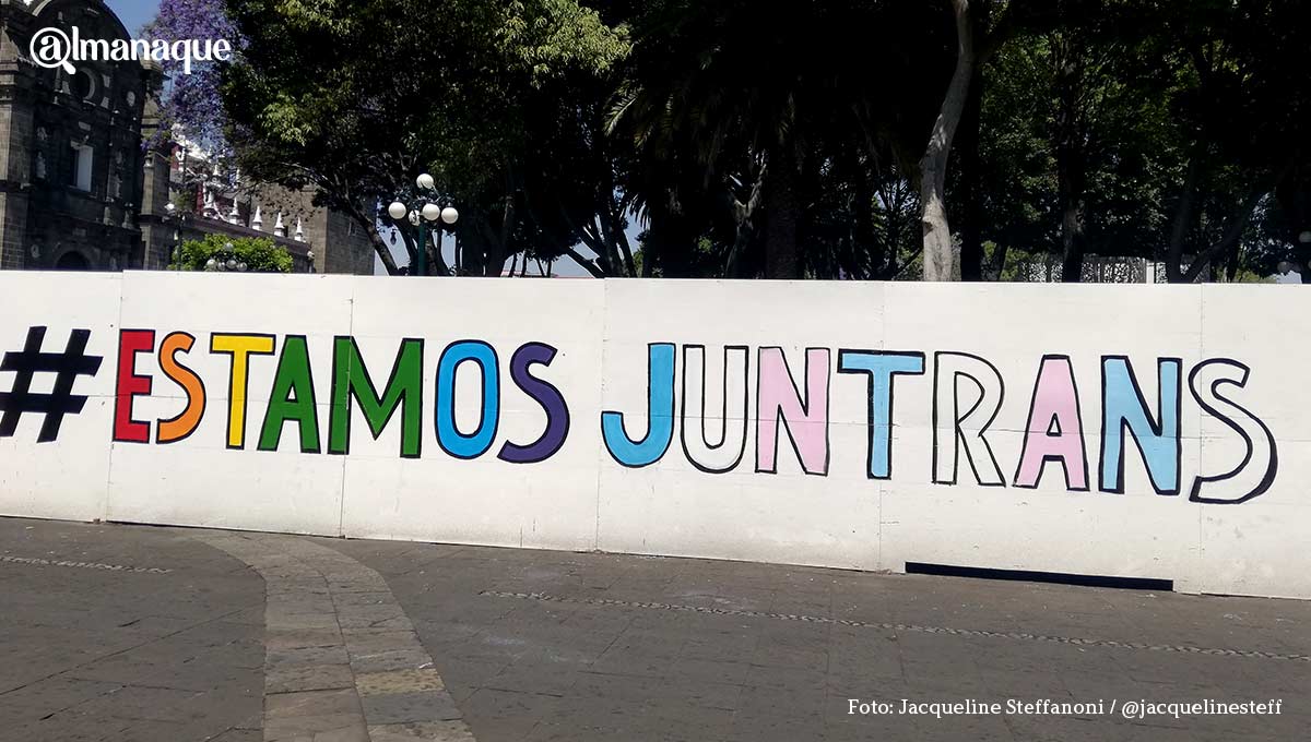 El muro del zócalo de Puebla en el que piden por los desaparecidos, el aborto y no discriminación 6 Aborto legal Puebla Zocalo Muro6