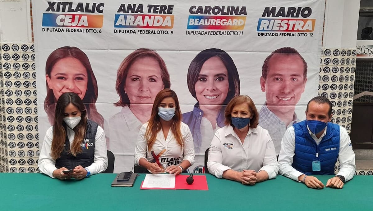 Candidatos del PRIANRD en Puebla preparan propuesta para evitar diputados abusadores como Saúl Huerta 2 Candidatos PRINARD propuesta saul huerta 1
