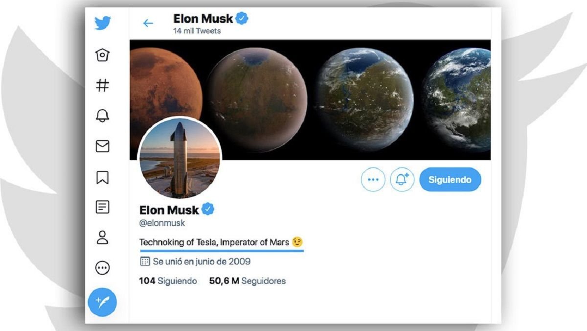Elon Musk se autonombra "Emperador de Marte" en Twitter 2 Elon musk