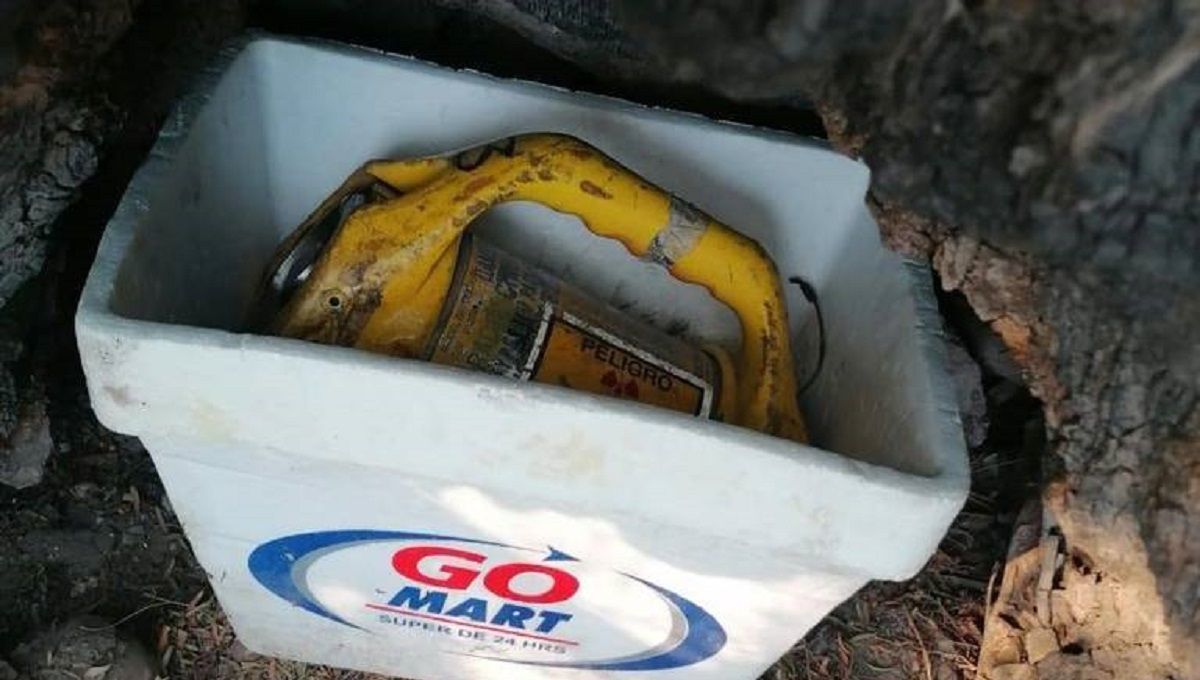 Hallan fuente radiactiva en una hielera en el Estado de México 2 Fuente radiactiva