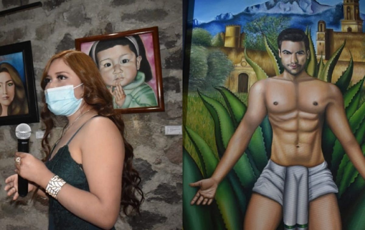 ¿Ya conoces al "Guerrero Tlaxcalteca"'? La pintura que inmortalizó a Carlos Rivera 3 Obra Carlos Rivera large