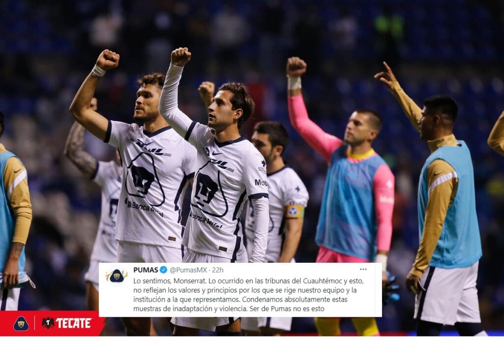 Pumas disculpa reportera Puebla
