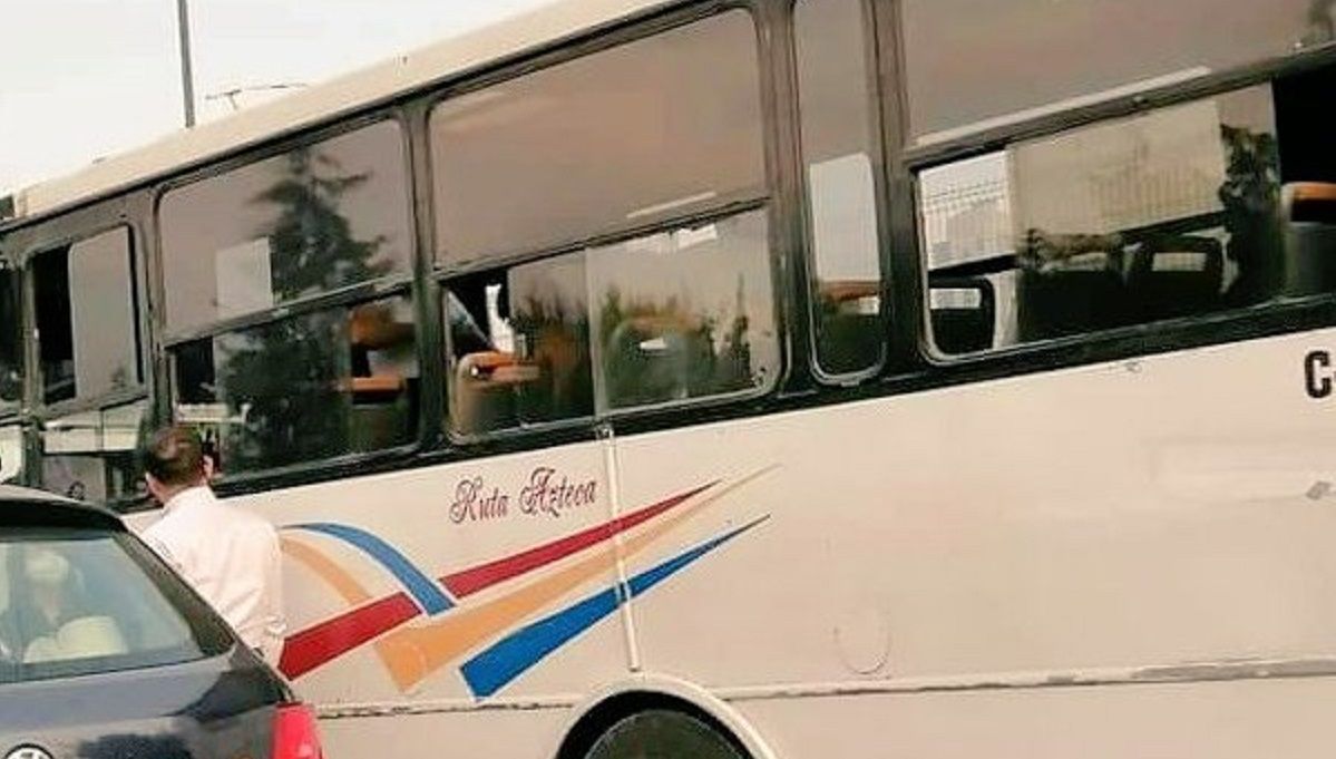 Desde camioneta en movimiento, balean a pasajero de Ruta Azteca en Ciudad Judicial 2 Ruta Azteca