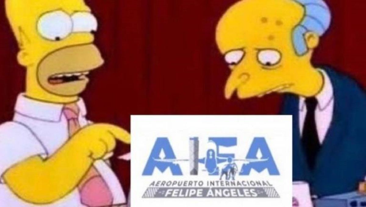 Con MEMES destrozan logotipo del aeropuerto Felipe Ángeles 2 aifa