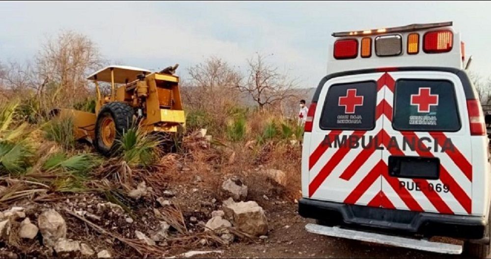 Muere hombre al ser aplastado por una máquina en San Esteban Zoapiltepec 2 aplastado