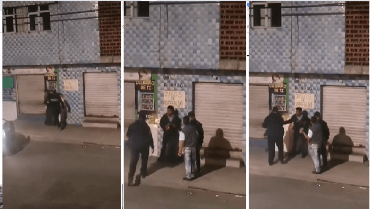 VIDEO: Graban a policías de Claudia Rivera mientras golpean a borrachitos en Puebla 2 borrachito