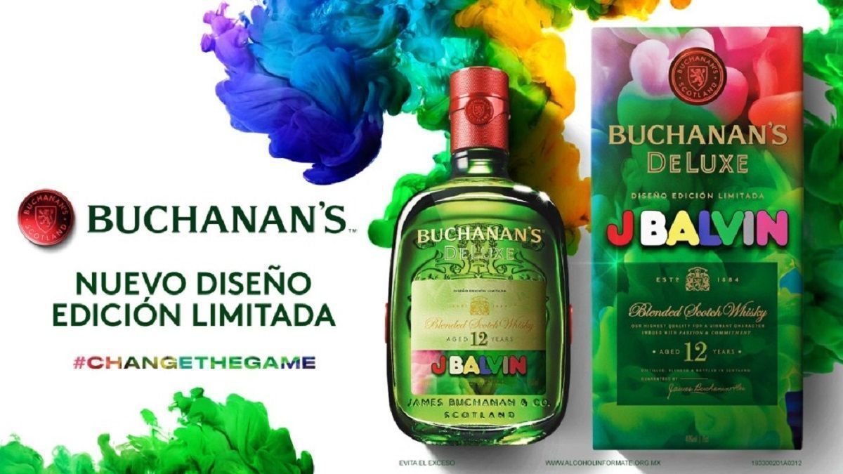 FOTOS: Buchanan´s y J Balvin lanzan una colorida edición del whiskey más amado de México 5 buchanans ft j balvin 2