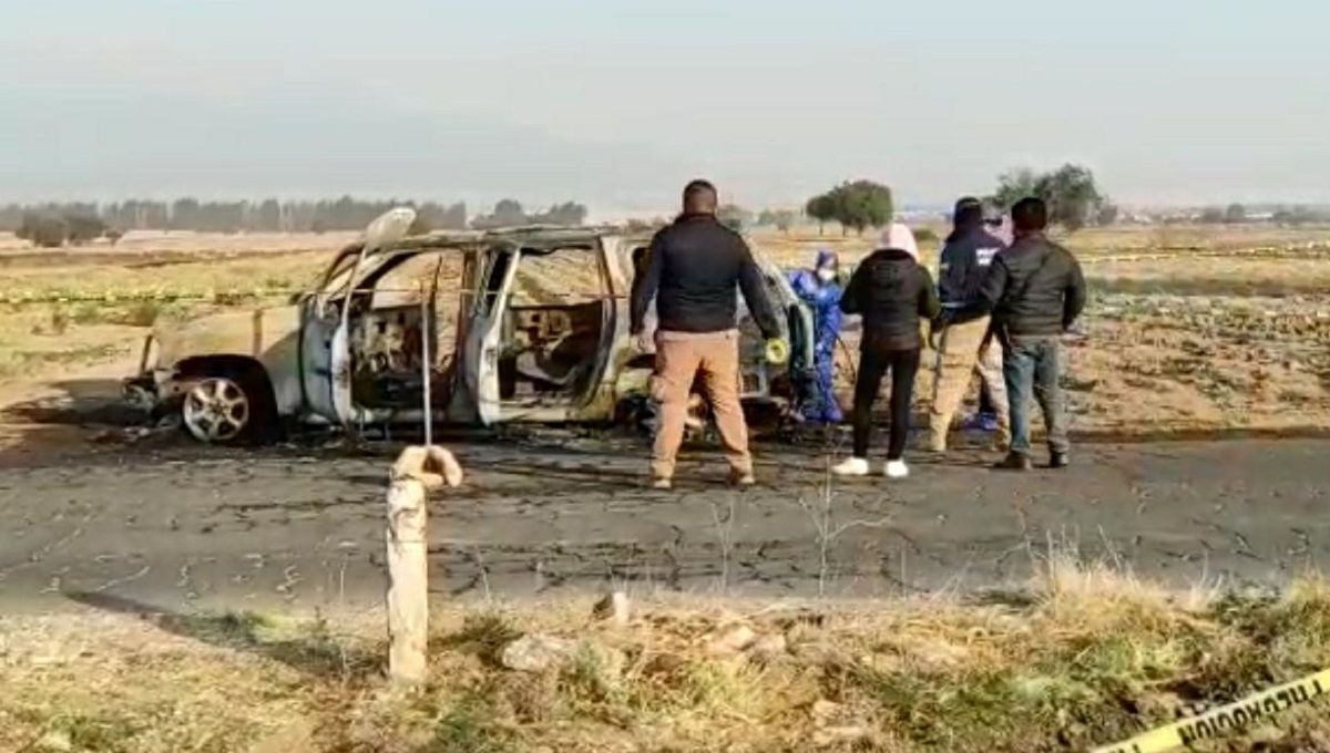 Identifican a un hombre calcinado en camioneta de Cholula; era comerciante de Tlaxcala 3 cholula
