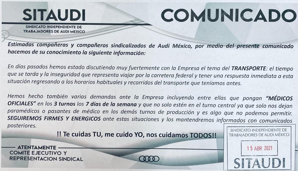 comunicado