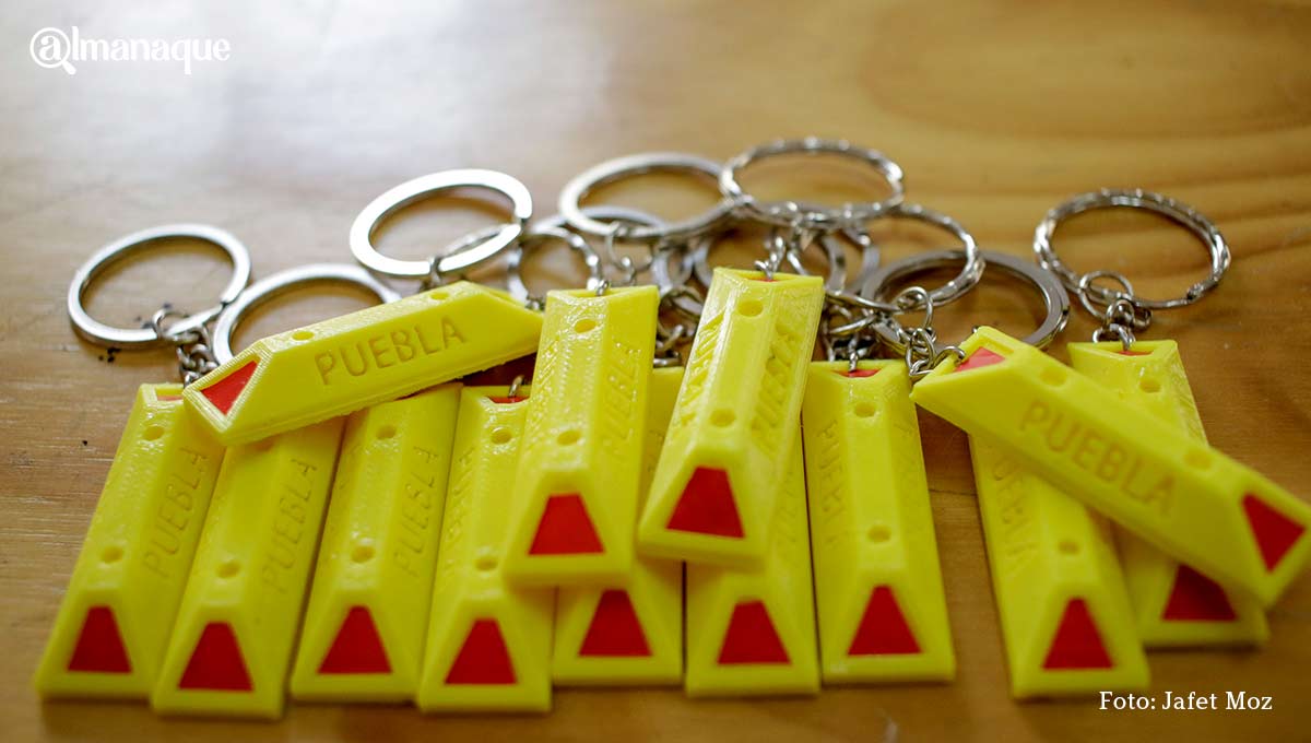 FOTOS y VIDEO: Poblanos crean llaveros de la ciclovía viral 6 llavero ciclovia puebla 3