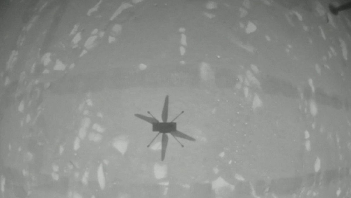 VIDEO: Helicóptero de la NASA hace historia al volar sobre Marte 2 nasa
