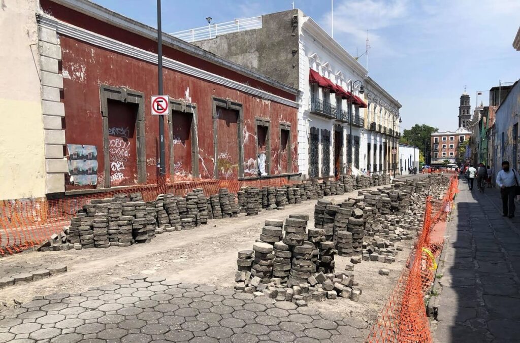 obra centro Puebla 2